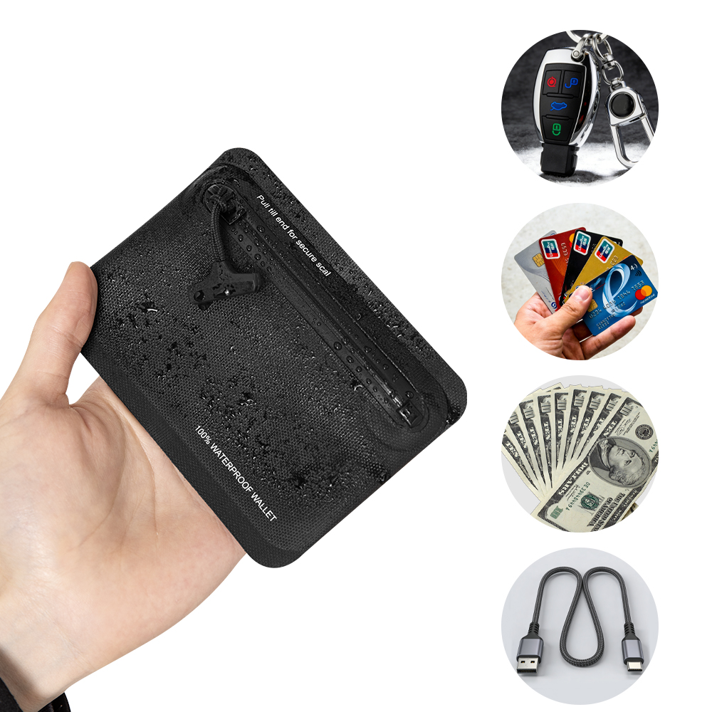 Appendix Carry Edc - Su geçirmez Fermuarlı Para Çantası Açık