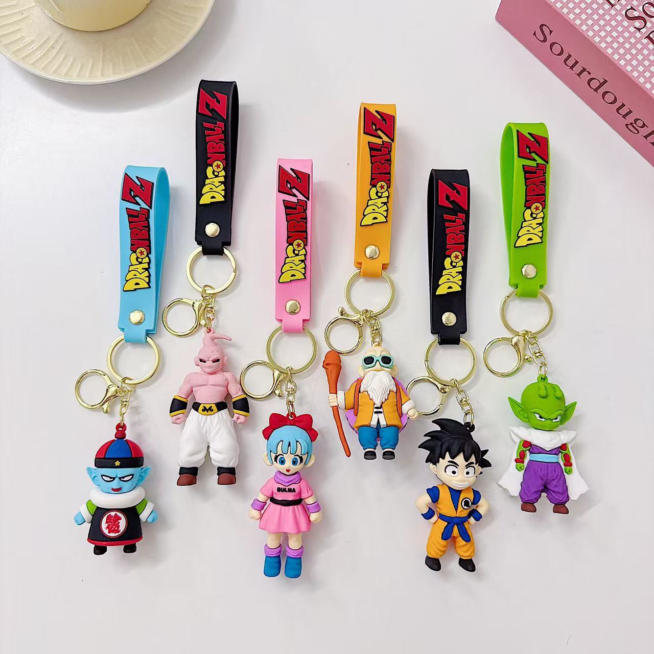 Carabiner Keychain - 1/6 adet Dragon Ball Anime Anahtarlık