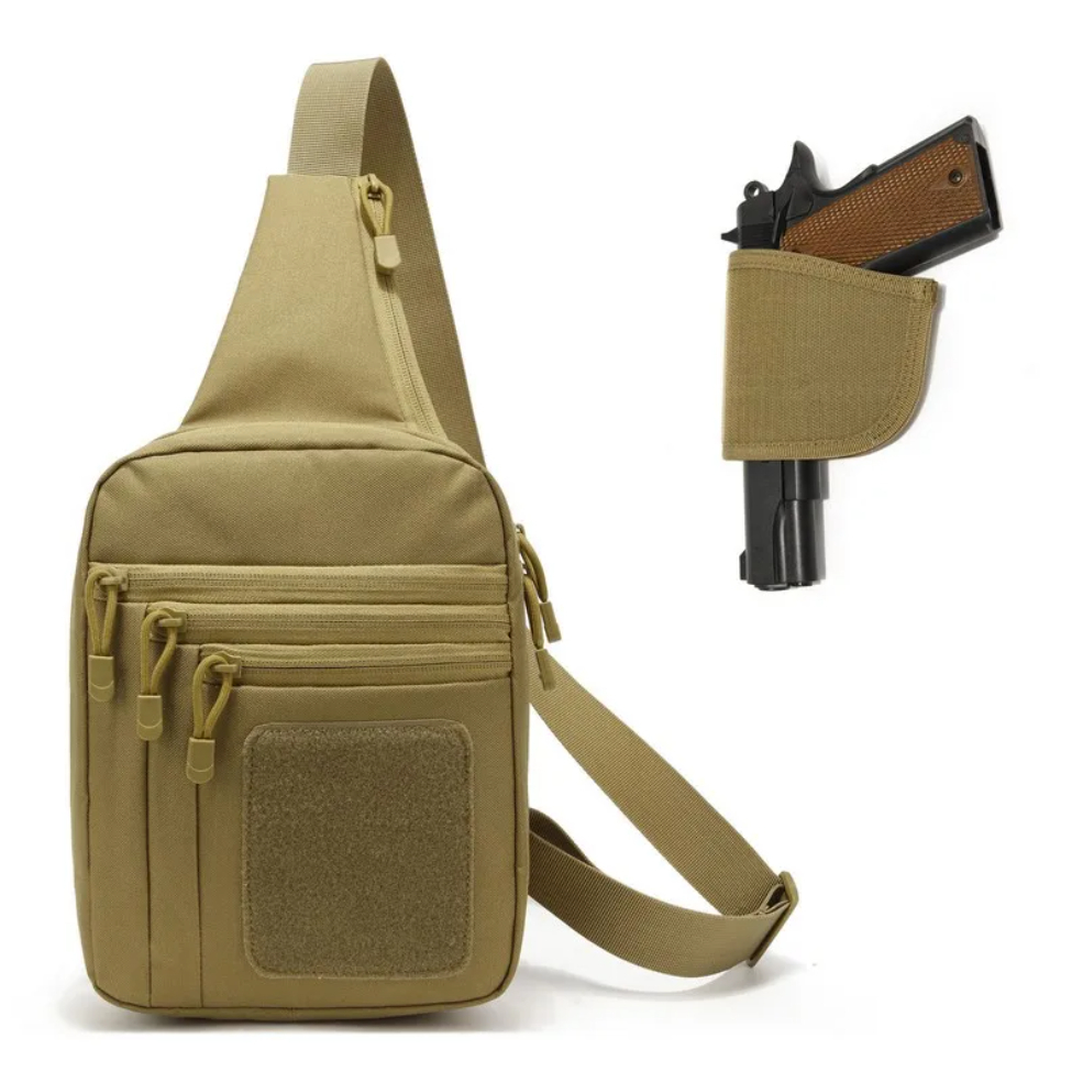 Edc Carry Bag For Men - Yeni Taktik Göğüs Çantası Tabanca Kılıfı