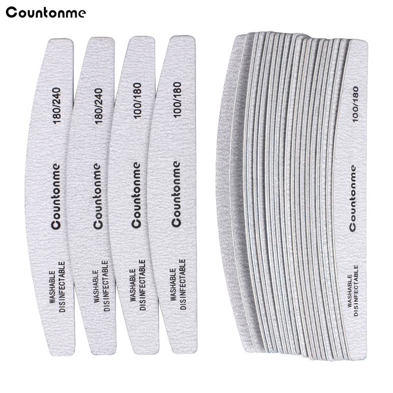 Nail File Titanium - 10'lu/20'li Paket Profesyonel Ahşap Tırnak Törpüleri