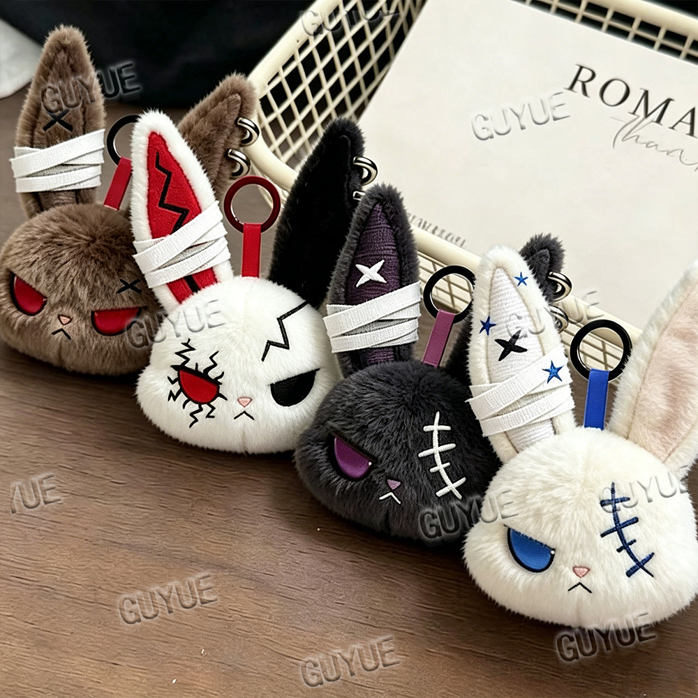 Carabiner Keychain - Kawaii Anahtarlık Sıcak Gotik Tavşan Peluş