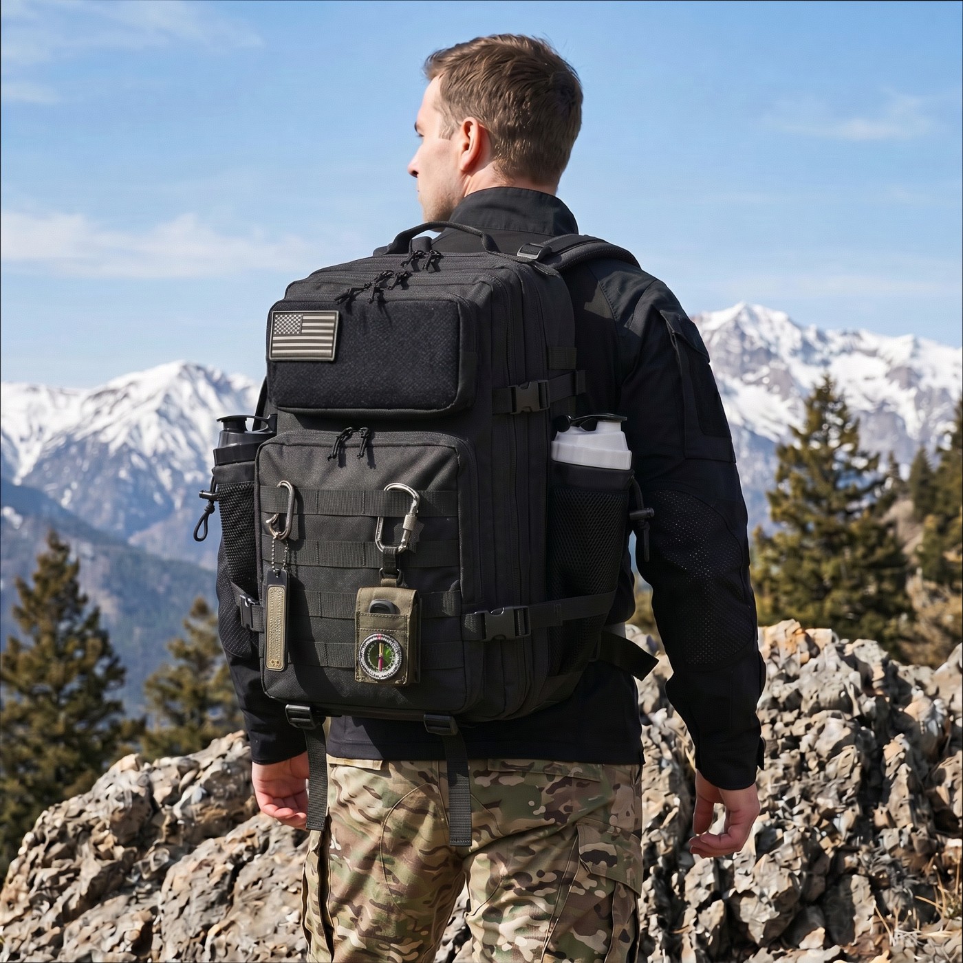 Appendix Carry Edc - 45L Büyük Kapasiteli Taktik Balıkçılık Sırt