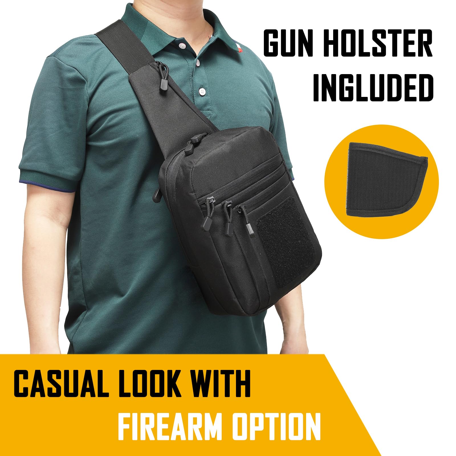 Appendix Carry Edc - Erkekler için Gizli Taşıma Çapraz Askılı