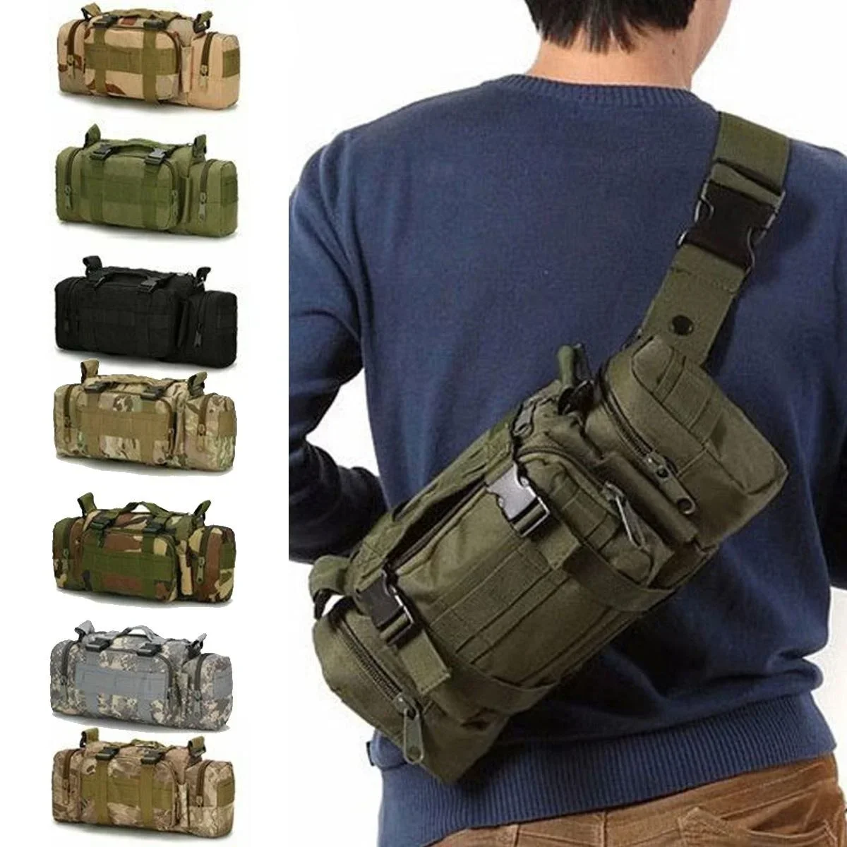 Duffel Bel Çantası Molle Su Ge - Edc Carry Bag For Men incelemesi ve fiyatı