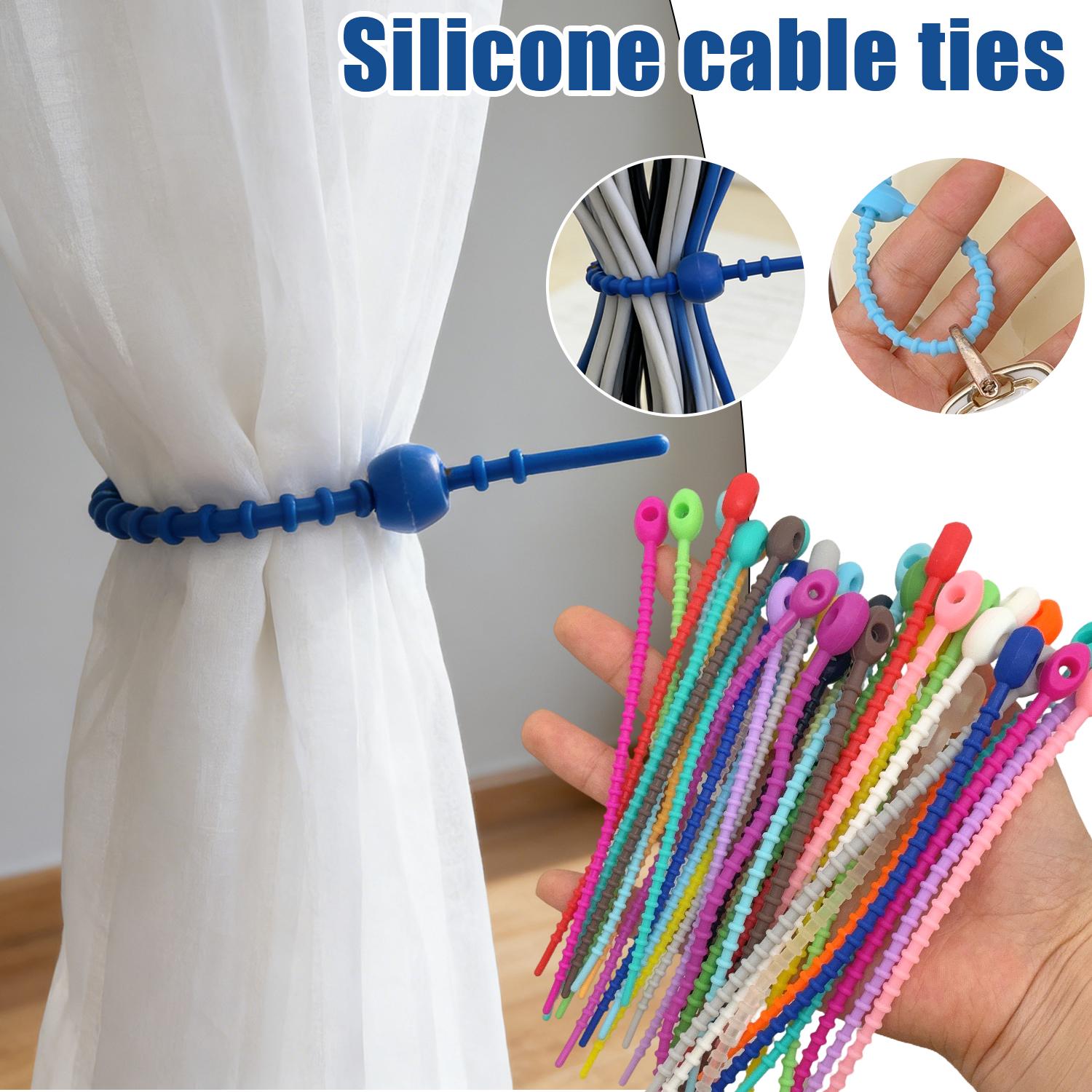 200 adet/grup silikon yeniden  - Gear Tie Reusable incelemesi ve fiyatı