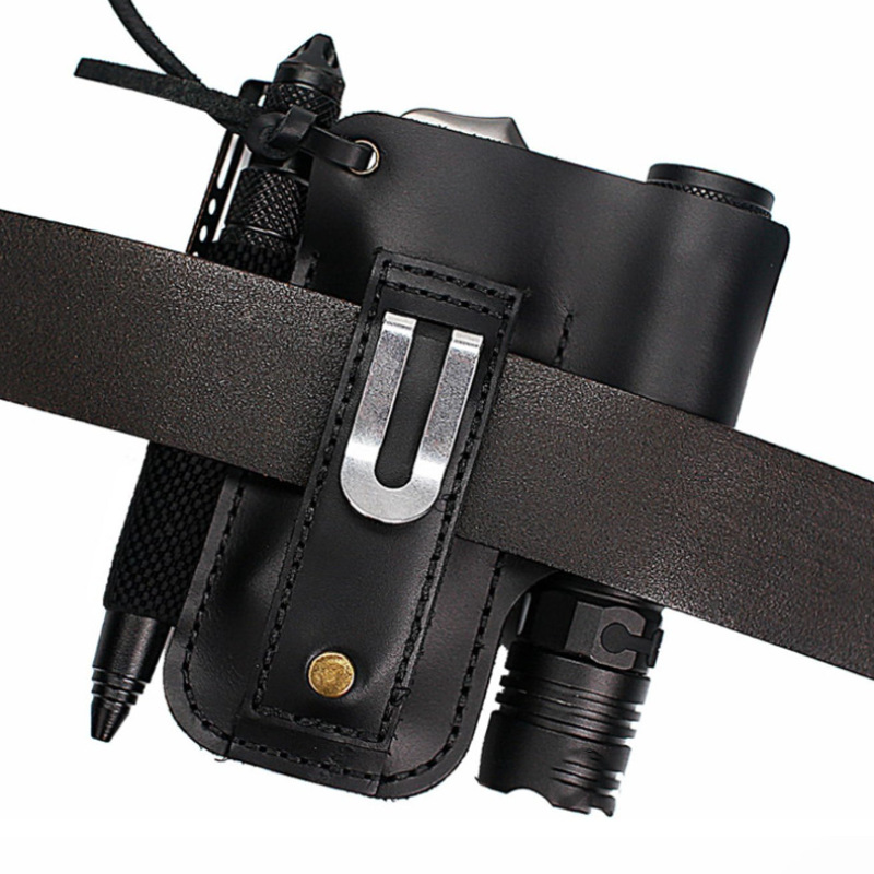 EDC Deri El Feneri Alet Kılıfı - Edc Carry Pocket incelemesi ve fiyatı