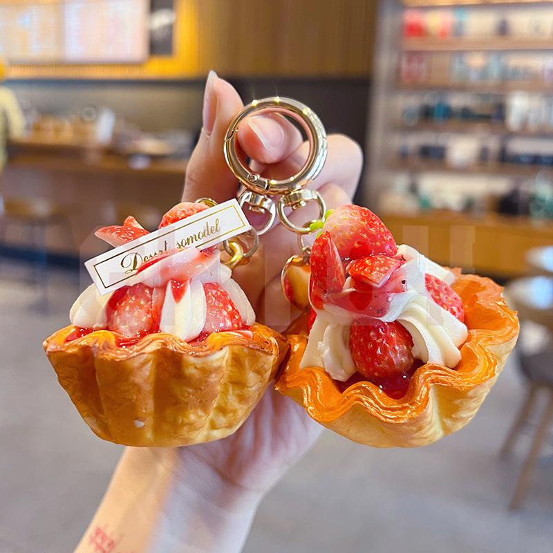 Yaratıcı PU Çilekli Yumurtalı  - Carabiner Keychain incelemesi ve fiyatı