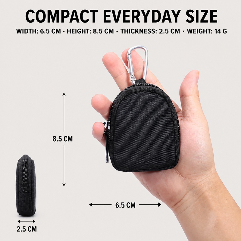 Mini Fermuarlı Anahtarlık ve B - Edc Carry Coins incelemesi ve fiyatı