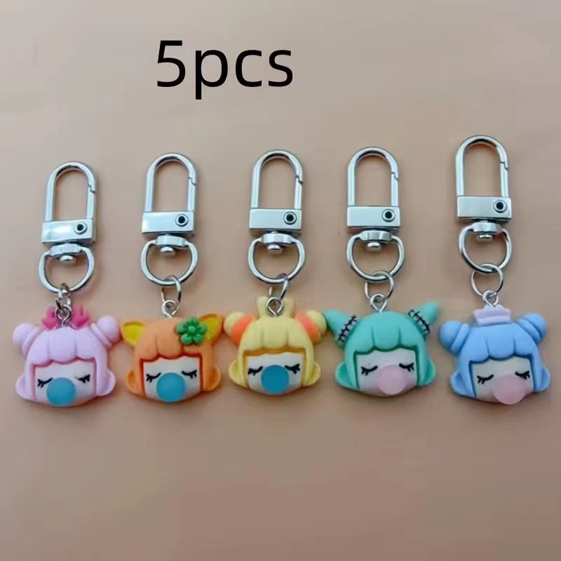 5 adet reçine kız anahtarlık,  - Carabiner Keychain incelemesi ve fiyatı