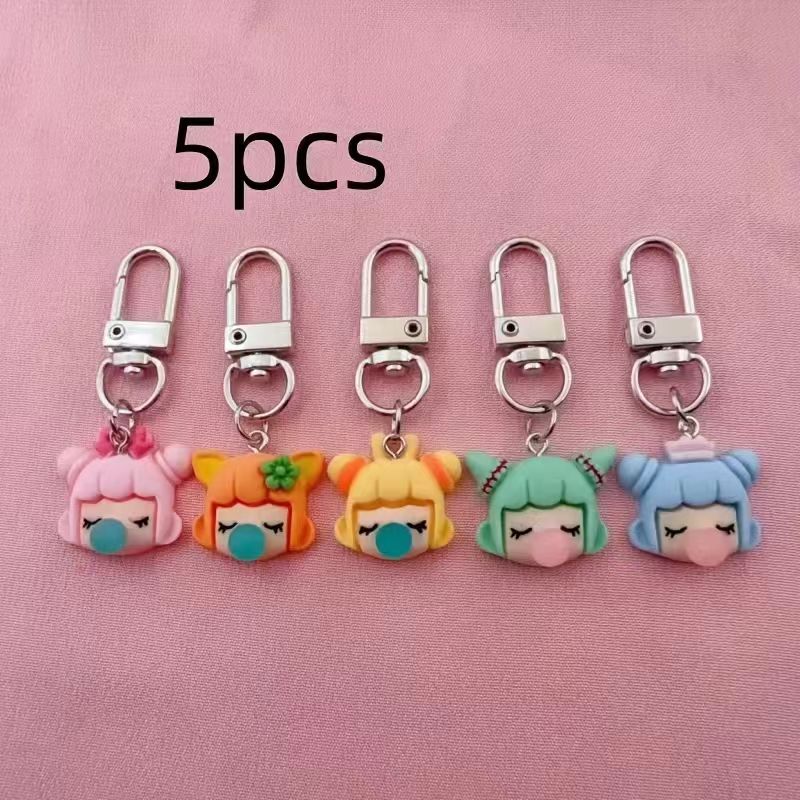 5 adet reçine kız anahtarlık,  - Carabiner Keychain incelemesi ve fiyatı