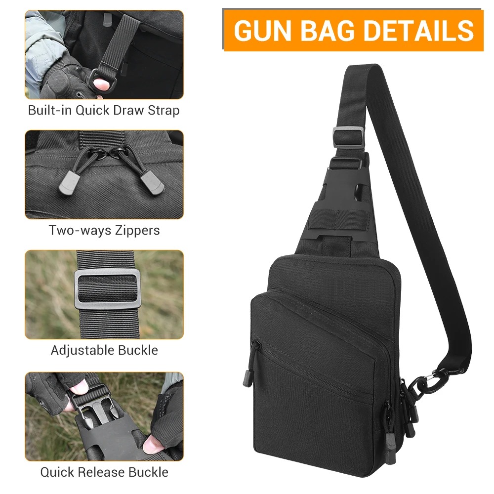 Taktik Tabanca Çantası Gizli T - Appendix Carry Edc incelemesi ve fiyatı