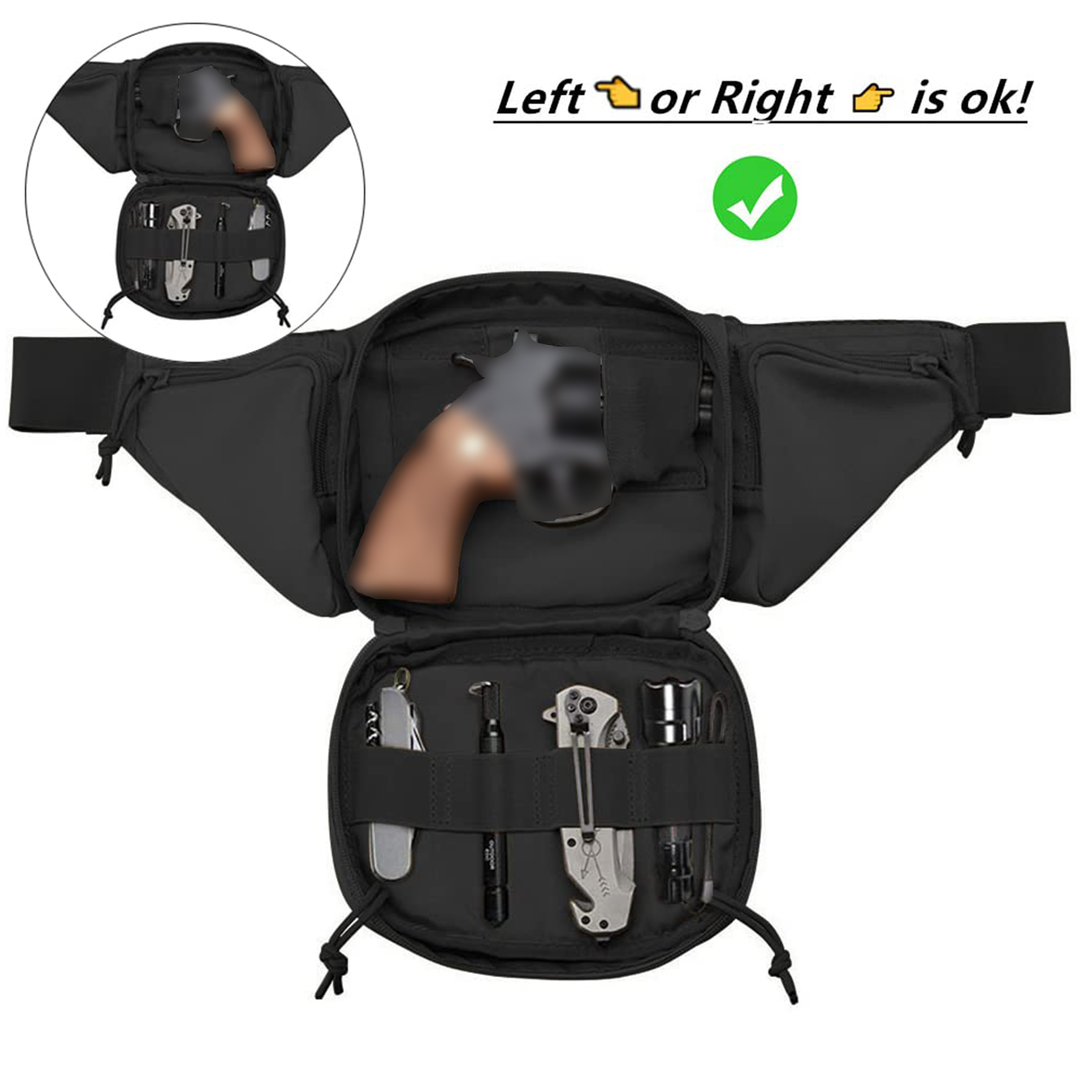 Taktik Fanny Paketi Silah Kılı - Edc Carry Bag For Men incelemesi ve fiyatı